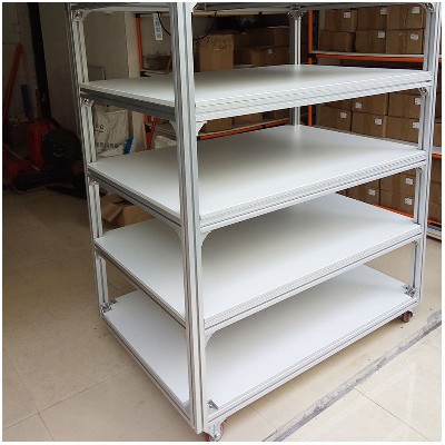 防靜電周轉車物料靜音手推車不銹鋼手推車電商揀貨車精益管手推車